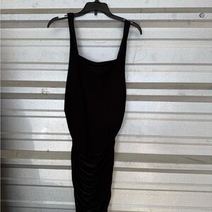 Elegant Black Midi Dress
